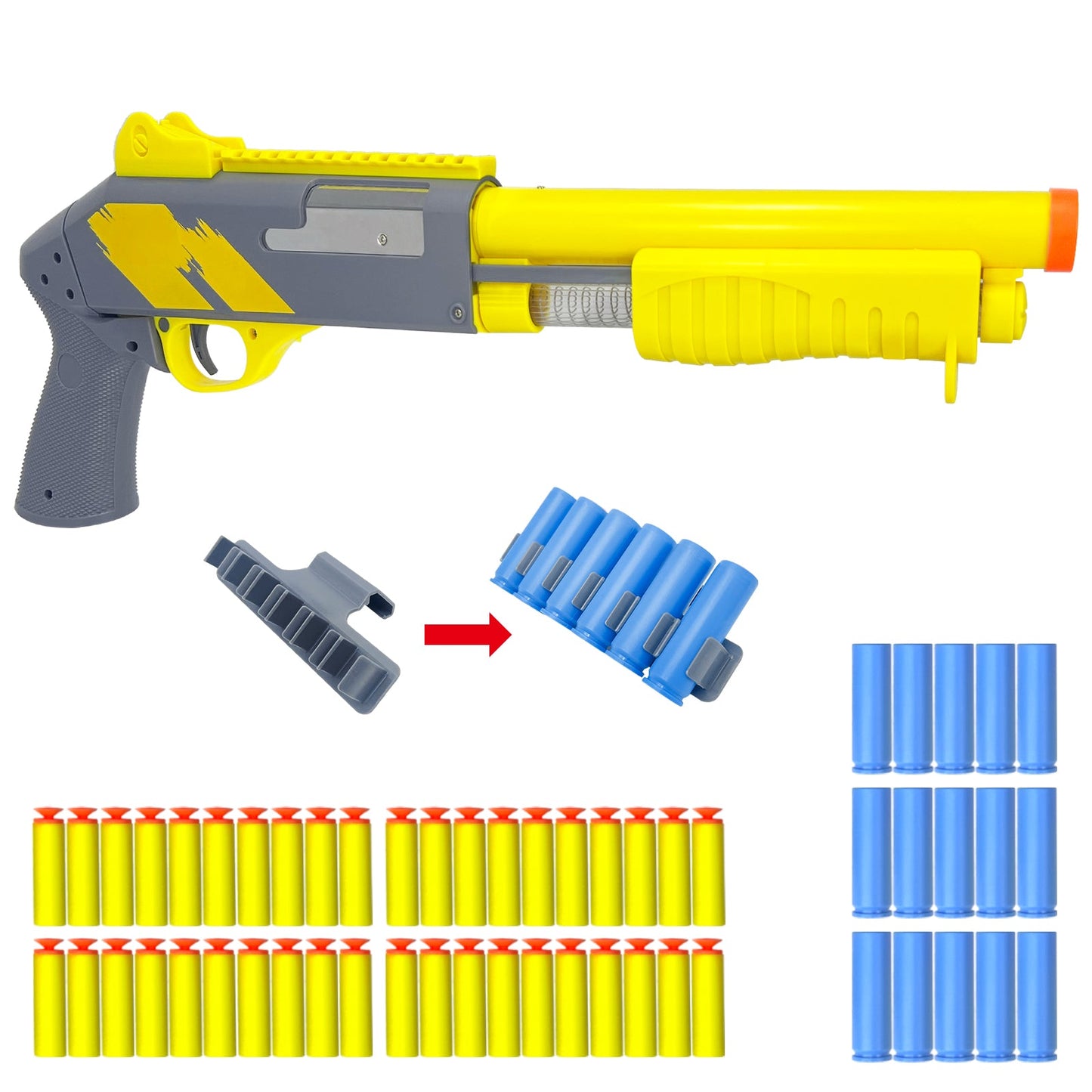 Foam bullet toys, hand-held toys, the most realistic play experience.