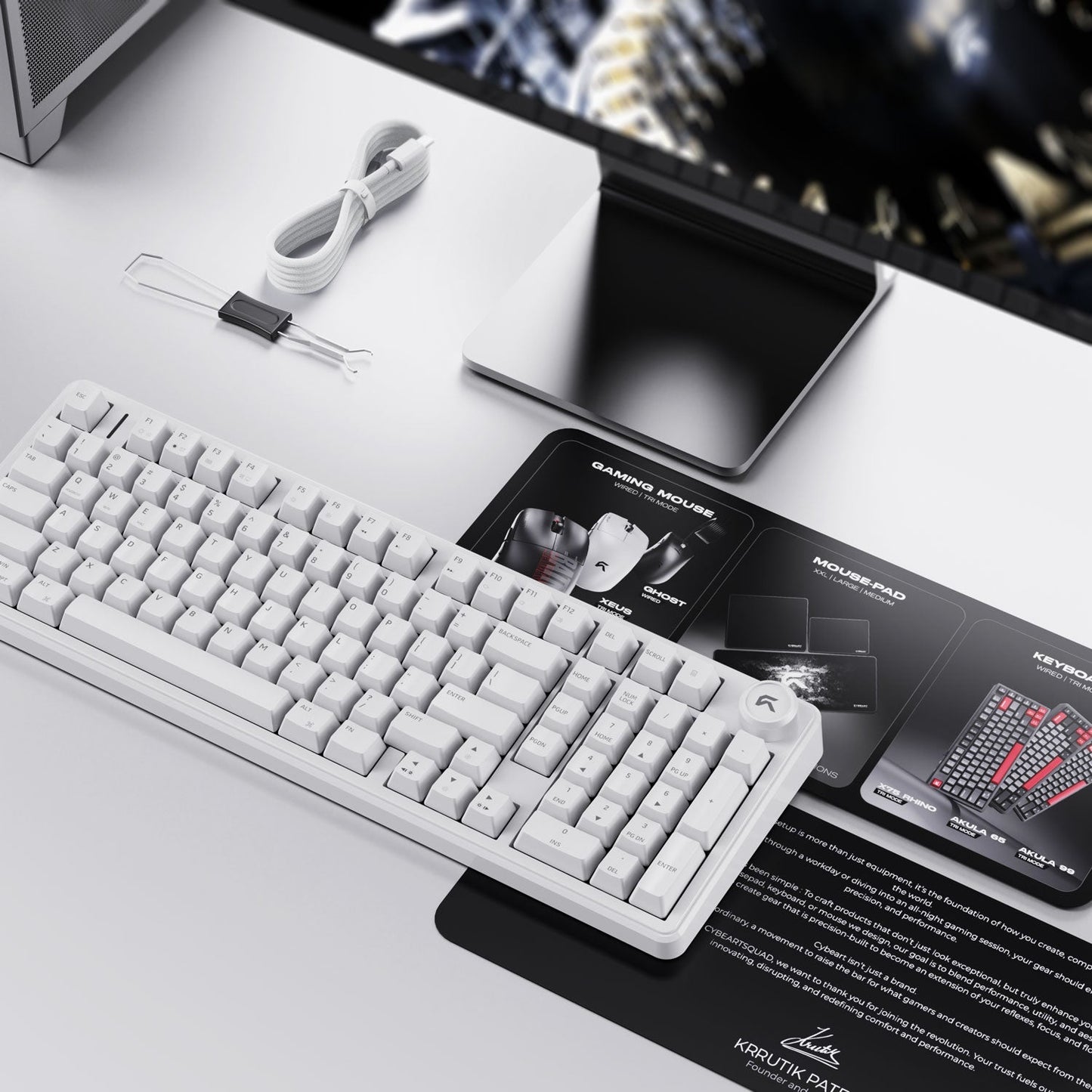 Akula 99 | Compact Full-Size Tri-Mode Gaming Keyboard