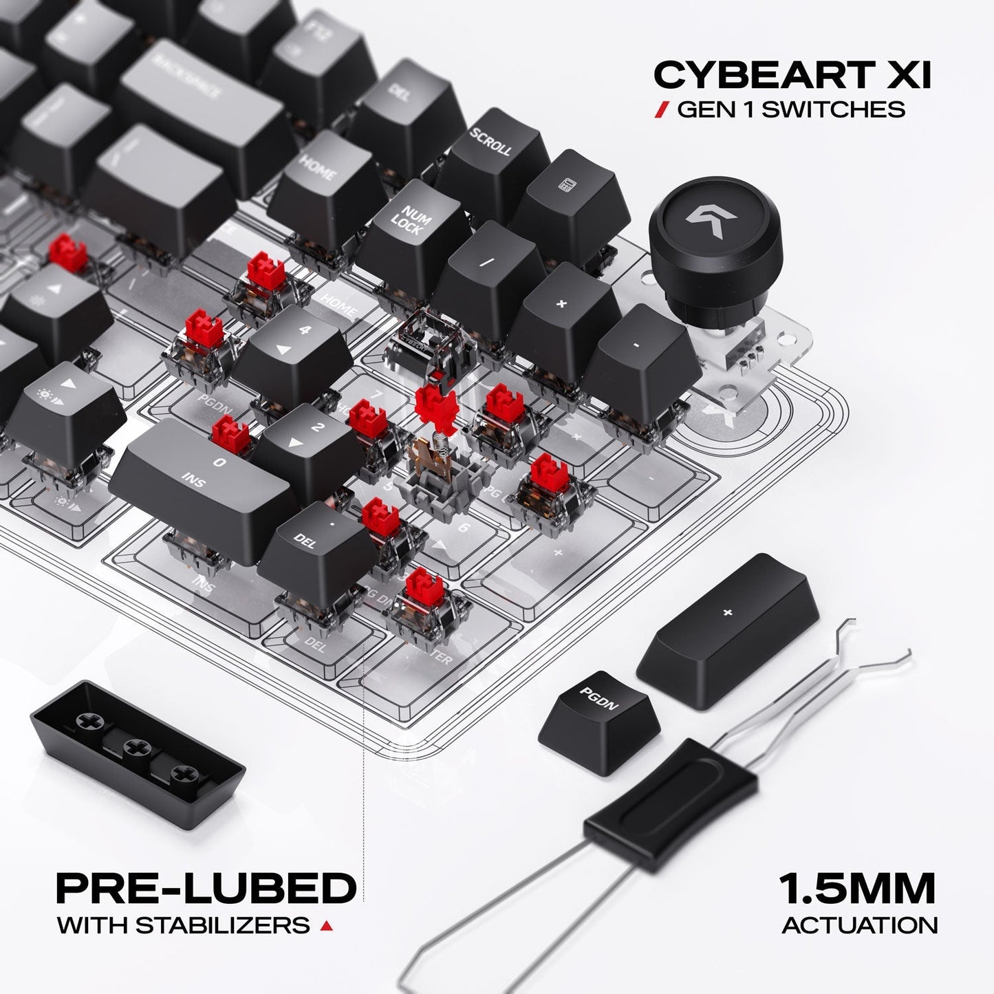 Akula 99 Lite | Compact Full-Size Wired Gaming Keyboard