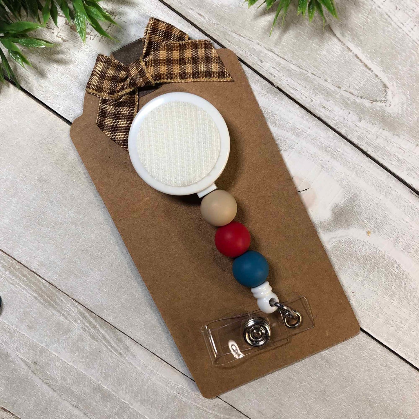 Interchangeable Beaded Badge Reel