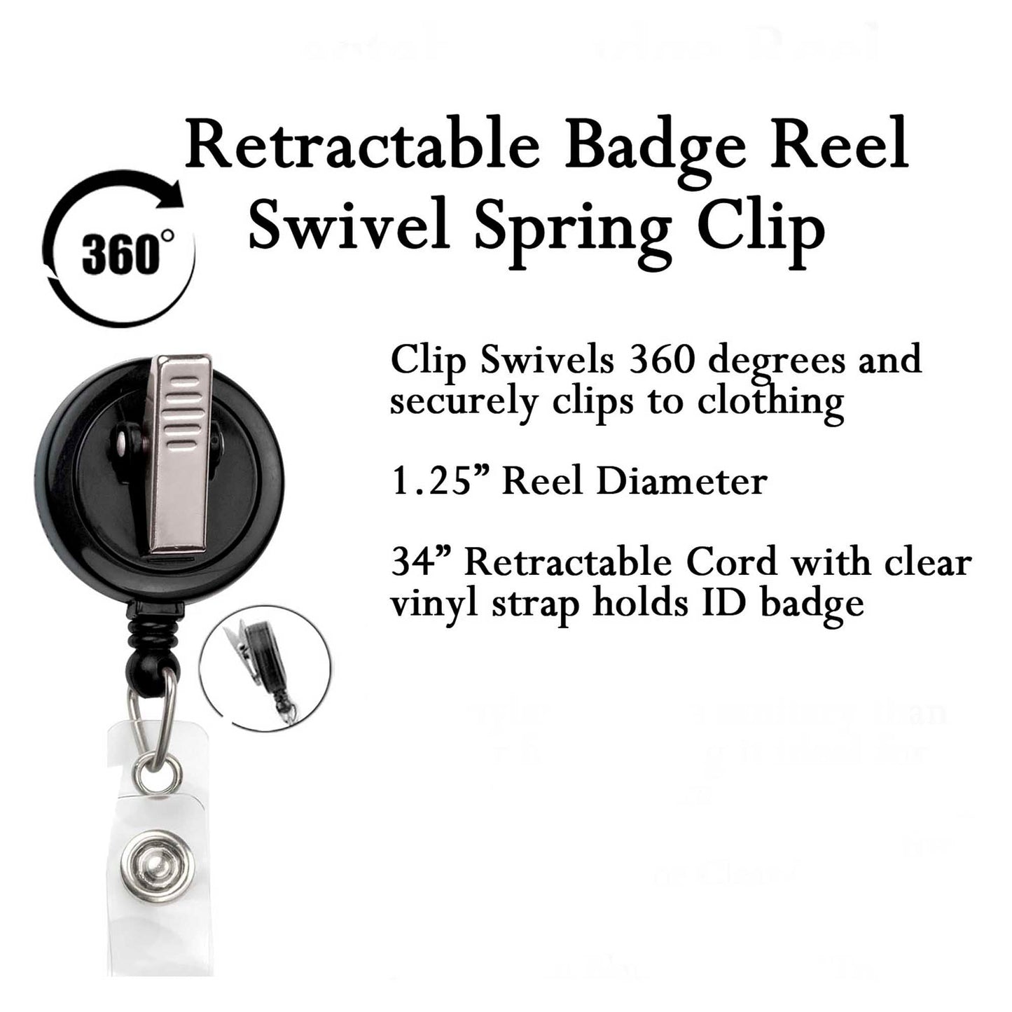 Tropical Badge Reel for Nurses - Summer Retractable ID Holder, Stethoscope Tag, Lanyard, Carabiner Clip