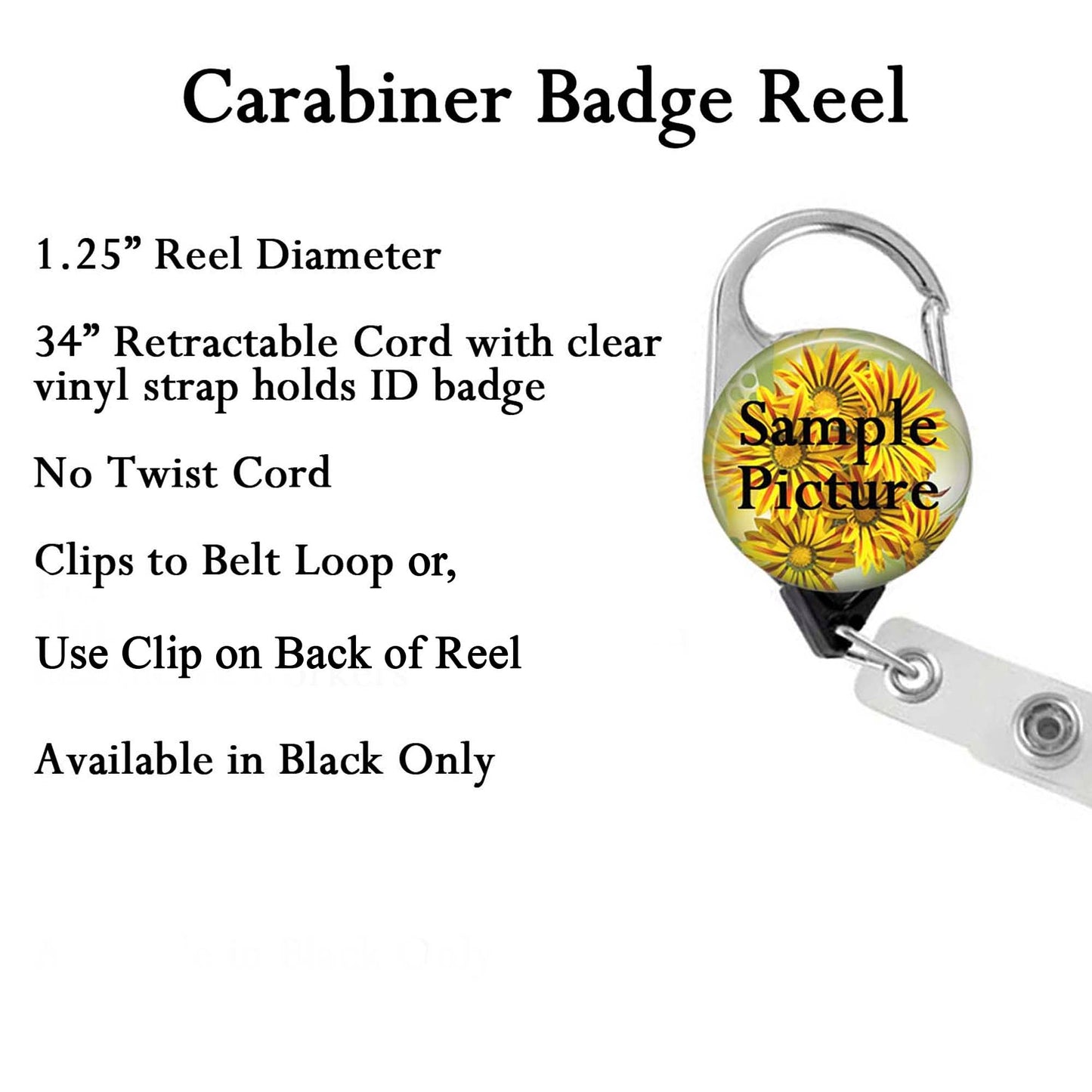 Calm the Flock Down Badge Reel – Funny Retractable ID Holder for Nurses, Teachers, and Office Warriors