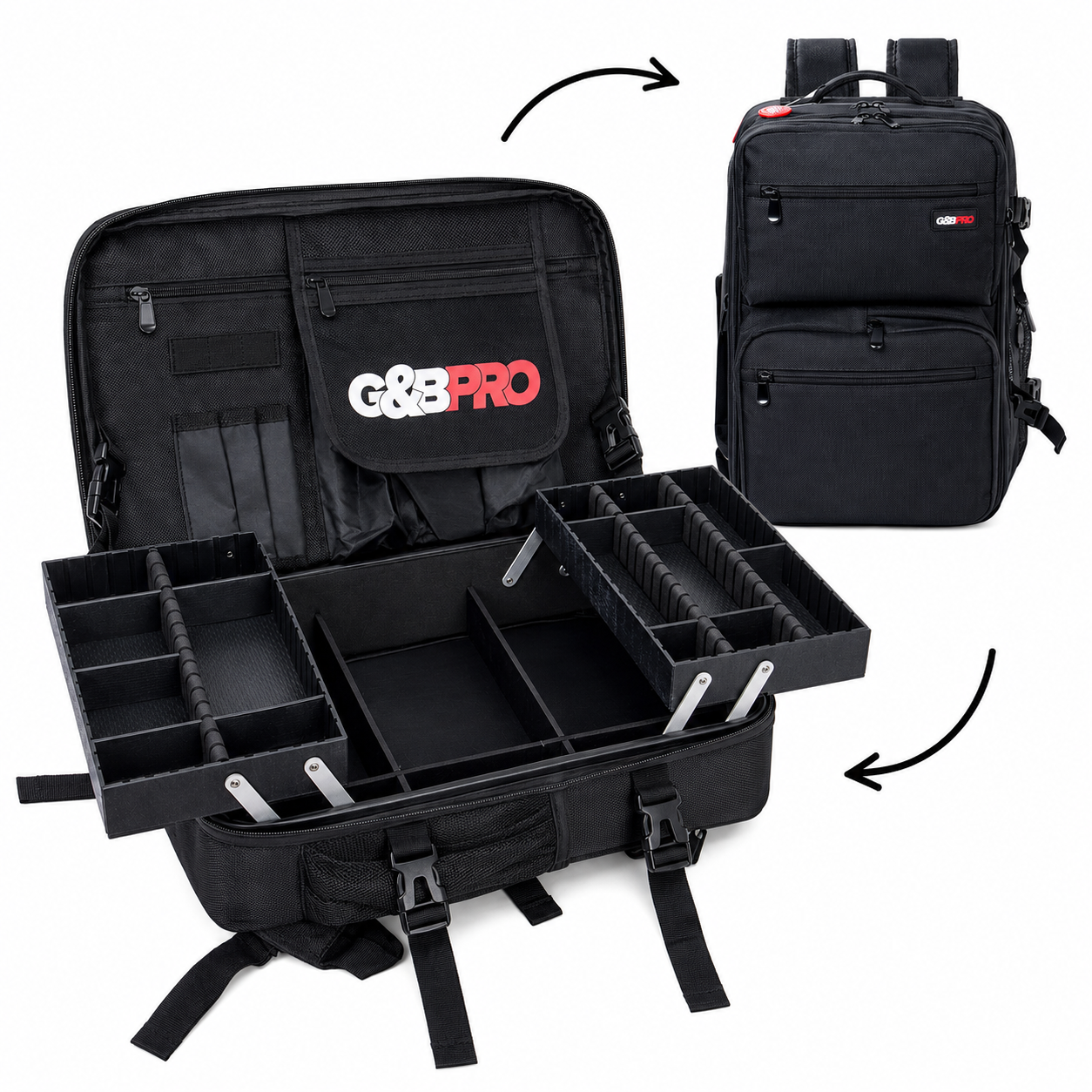 Mid Size Mobile Workstation Backpack – OG Black
