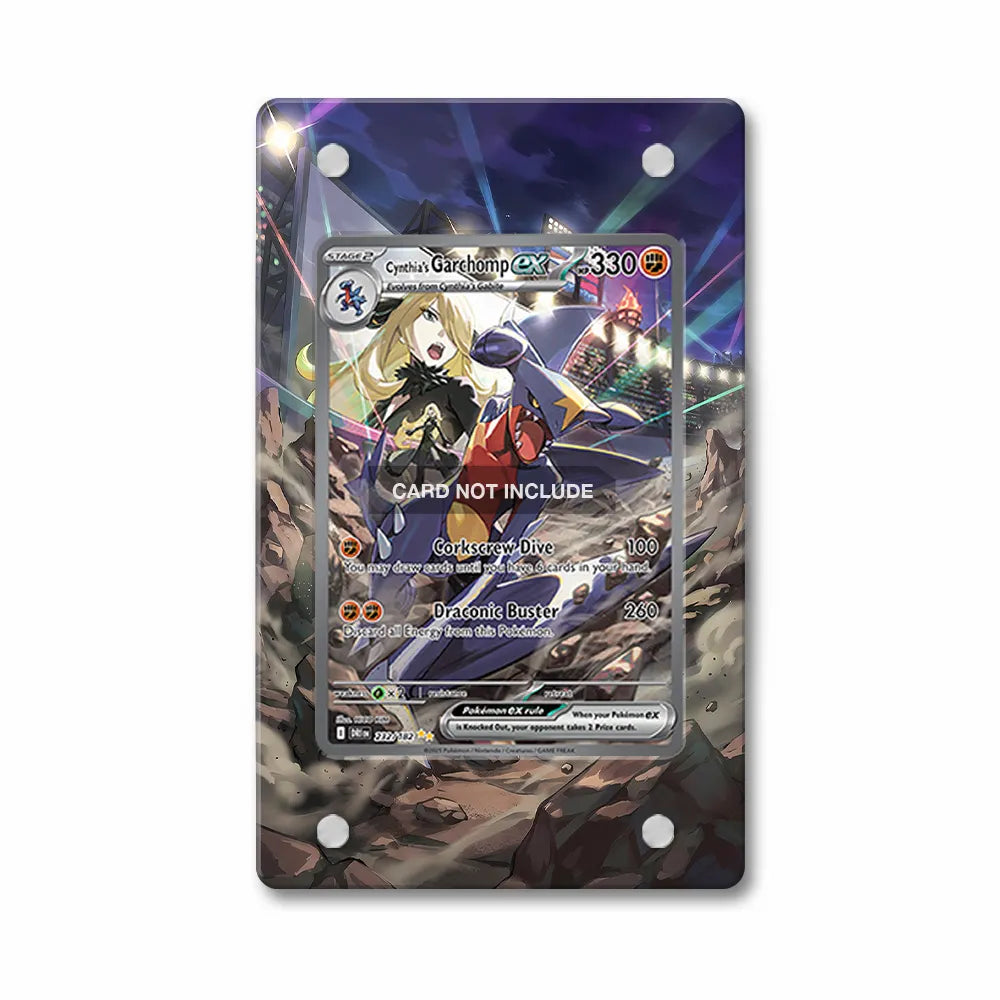 Cynthia's Garchomp ex 232-182 SIR SAR Destined Rivals Extended Art Display Cases