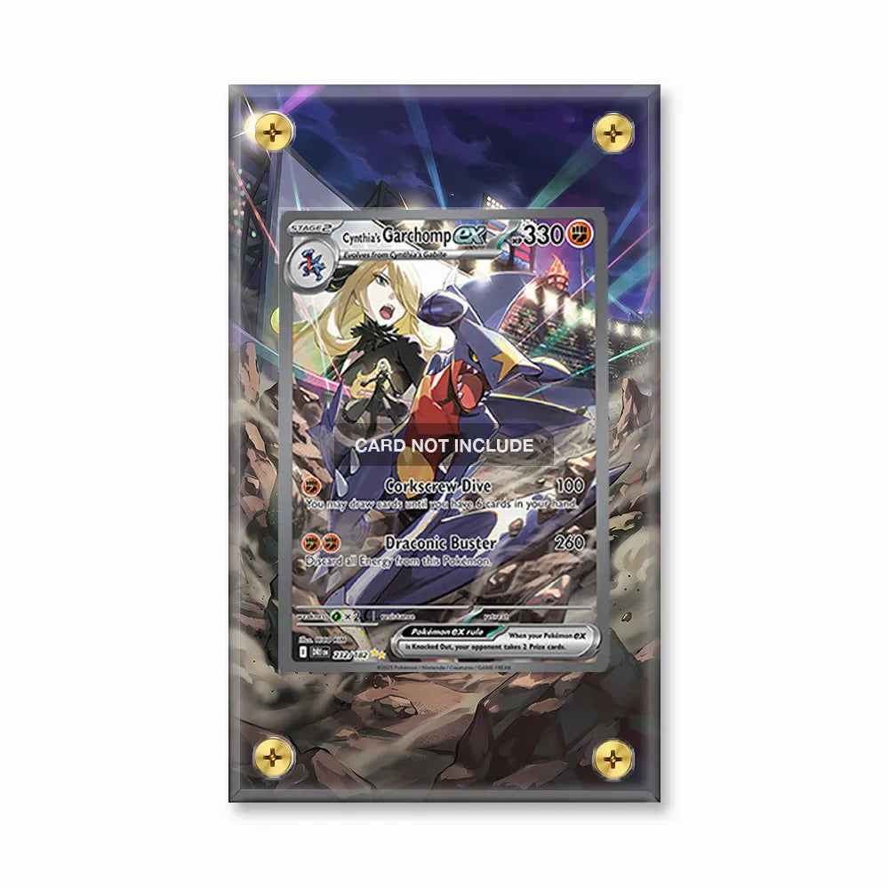Cynthia's Garchomp ex 232-182 SIR SAR Destined Rivals Extended Art Display Cases
