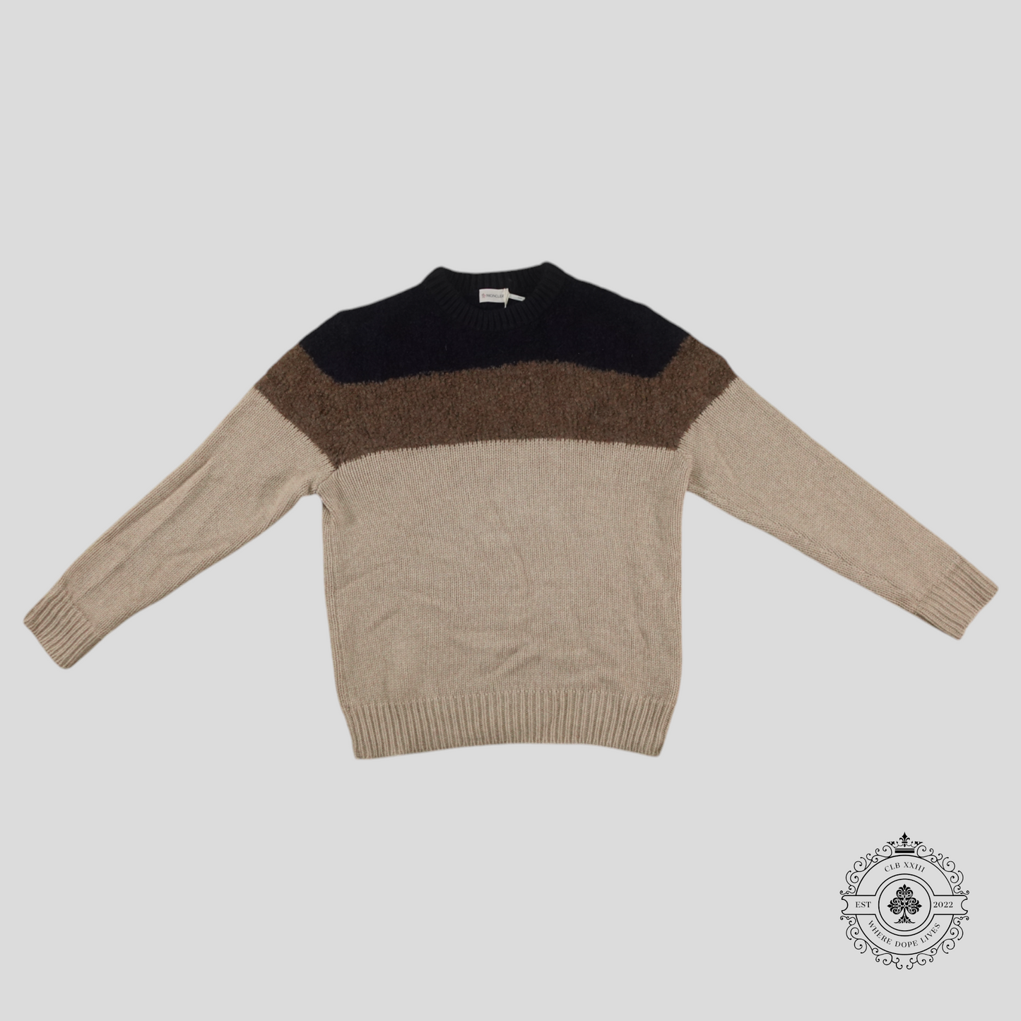 Moncler Alpaca Wool Sweater in Brown