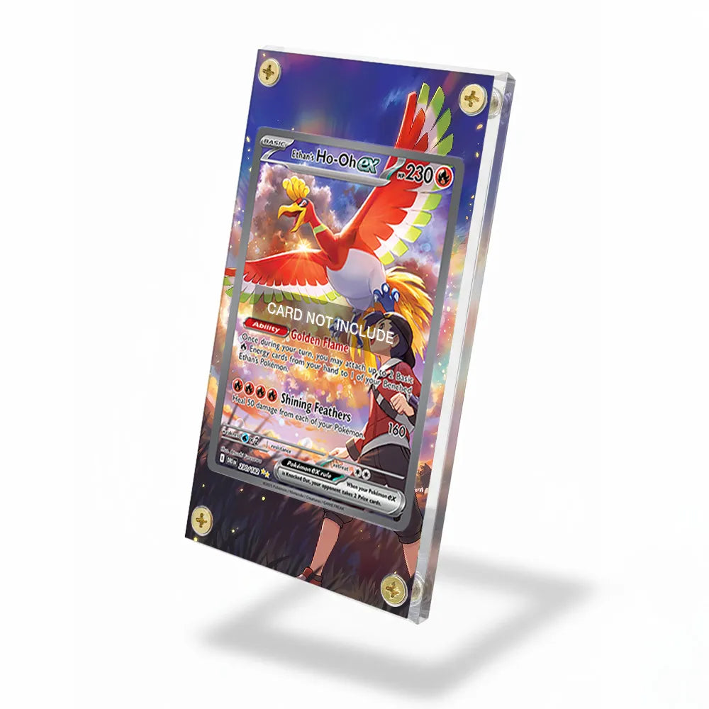 Ethan's Ho-Oh ex 230-182 SIR SAR Destined Rivals Extended Art Display Cases