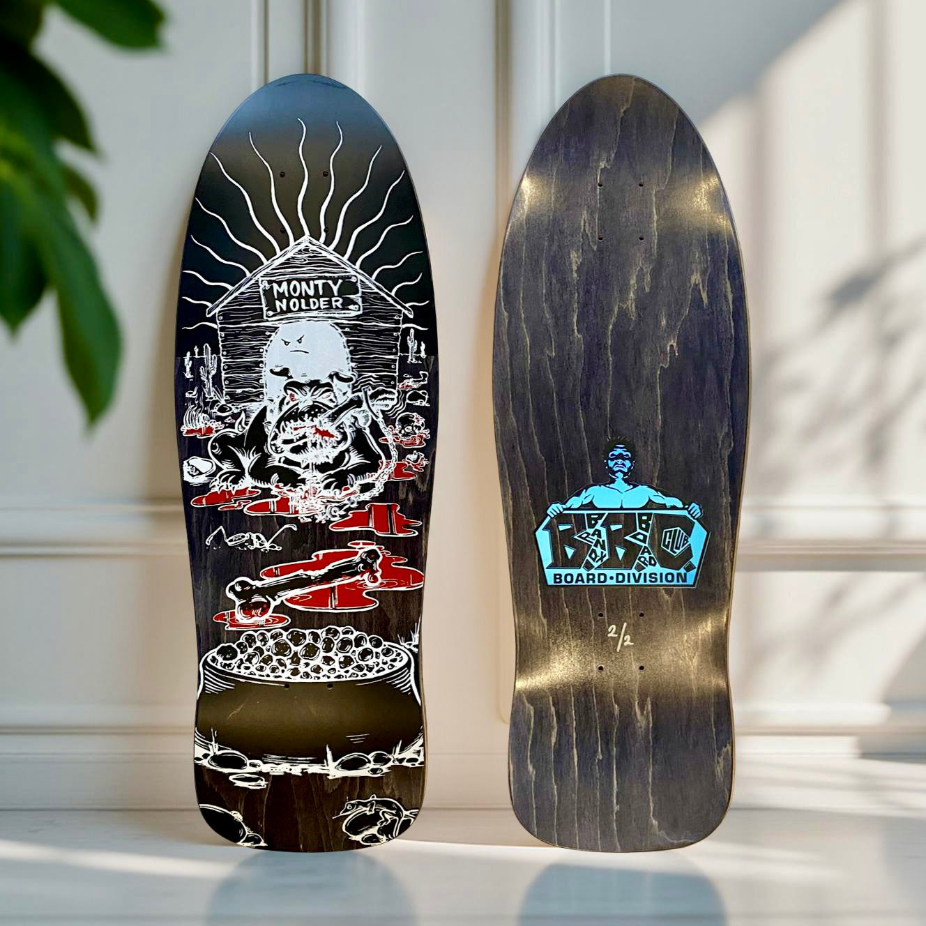 Monty Nolder Bulldog (#2) Limited Edition BBC Deck 10.25”x31” HAND-PAINTED (1 of 2)