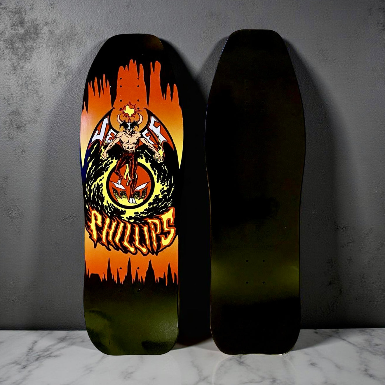Jeff Phillips DevilMan BBC Original Shape "Rider" Deck 10”x31” (PRE-ORDER, AUGUST 2026)