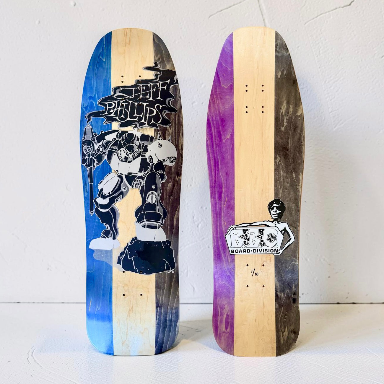 Jeff Phillips BBC Gundam Limited Edition, HAND-PAINTED Deck (1 of 10)