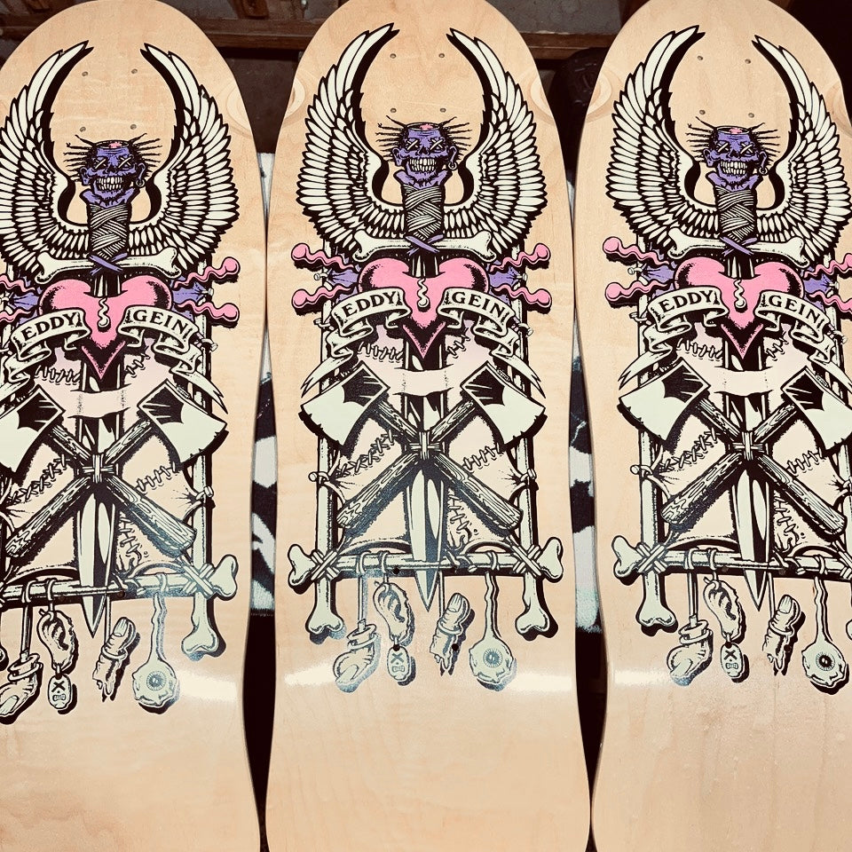 Eddy Gein, Limited Edition, Hand-Painted GLOW-IN-THE-DARK 10"x30” (PRE-ORDER, SEPTEMBER)