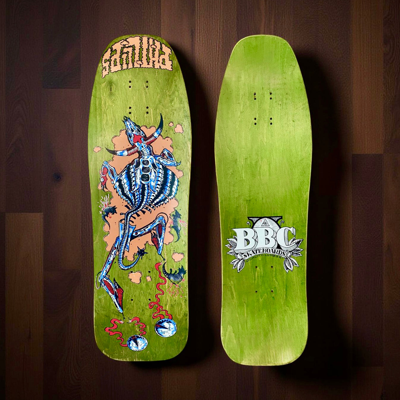 Jeff Phillips MUTILATED STEER Limited Edition, BBC Deck HAND-PAINTED (1 of 50) (PRE-ORDER, DECEMBER)