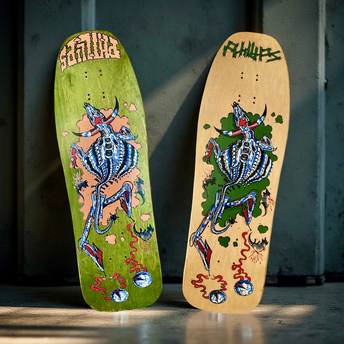 Jeff Phillips MUTILATED STEER Limited Edition, BBC Deck HAND-PAINTED (1 of 50) (PRE-ORDER, DECEMBER)
