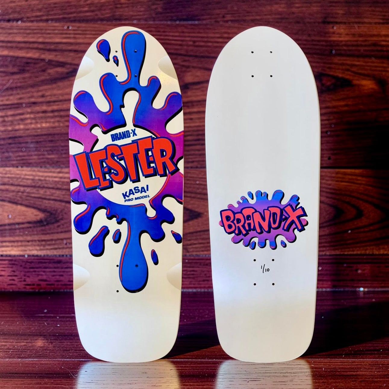 Lester Kasai 10”x30 Limited Edition, HAND-PAINTED Deck (1 of 10)