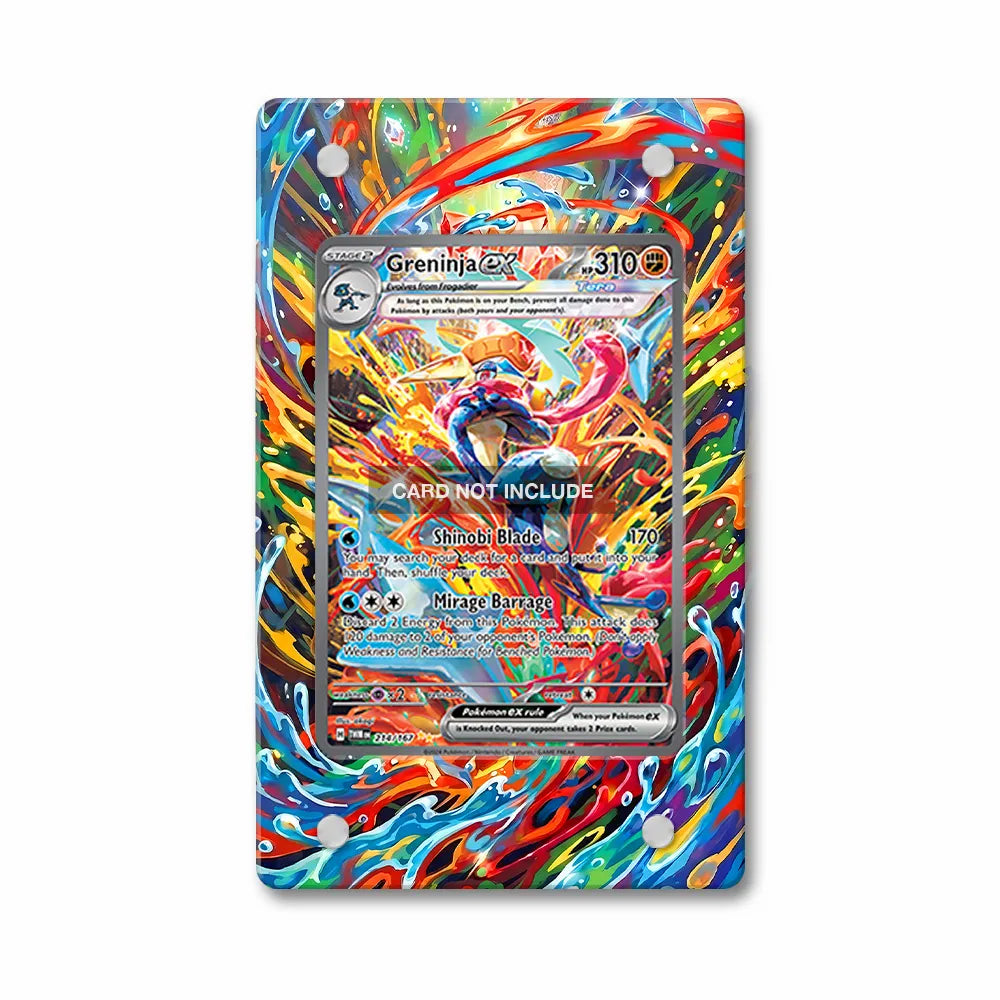 Greninja ex 214-167 SIR SAR Twilight Masquerade Extended Art Display Cases