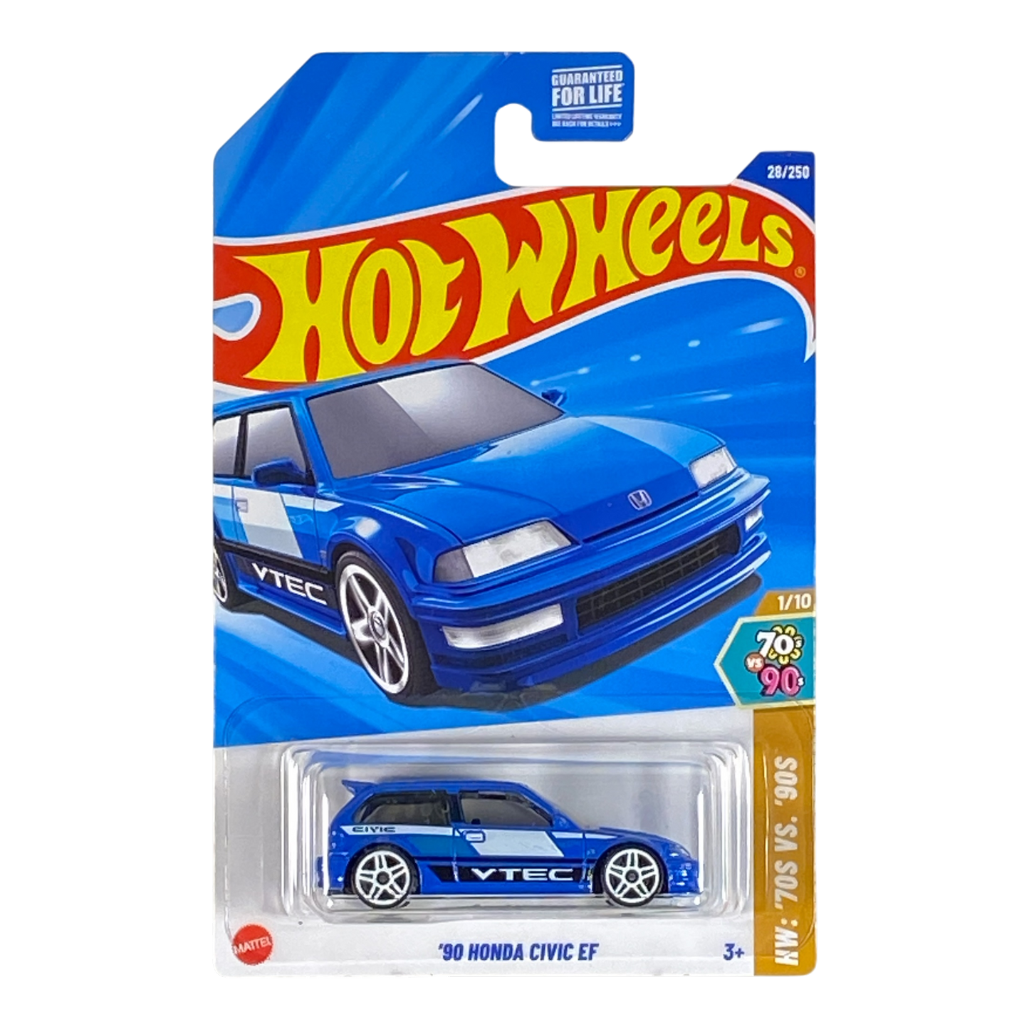 Hot Wheels '90 Honda Civic EF - HW: '70s VS. '90s Series 1/10
