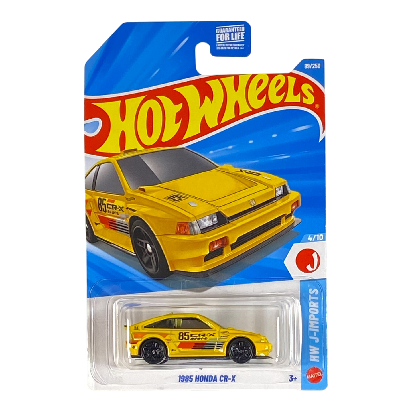 Hot Wheels 1985 Honda CR-X HW J-Imports 4/10