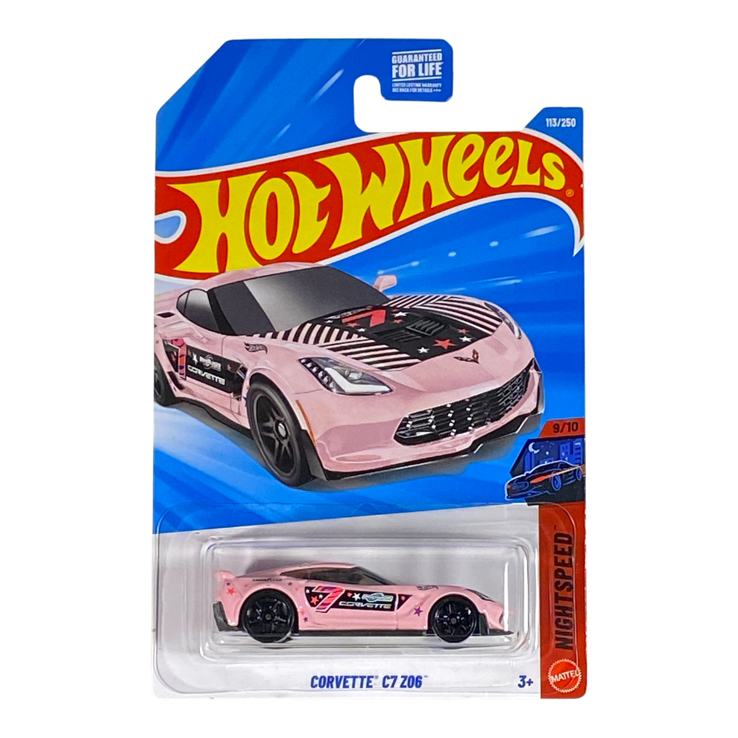 Pink Hot Wheels Corvette C7 Z06 Nightspeed 9/10