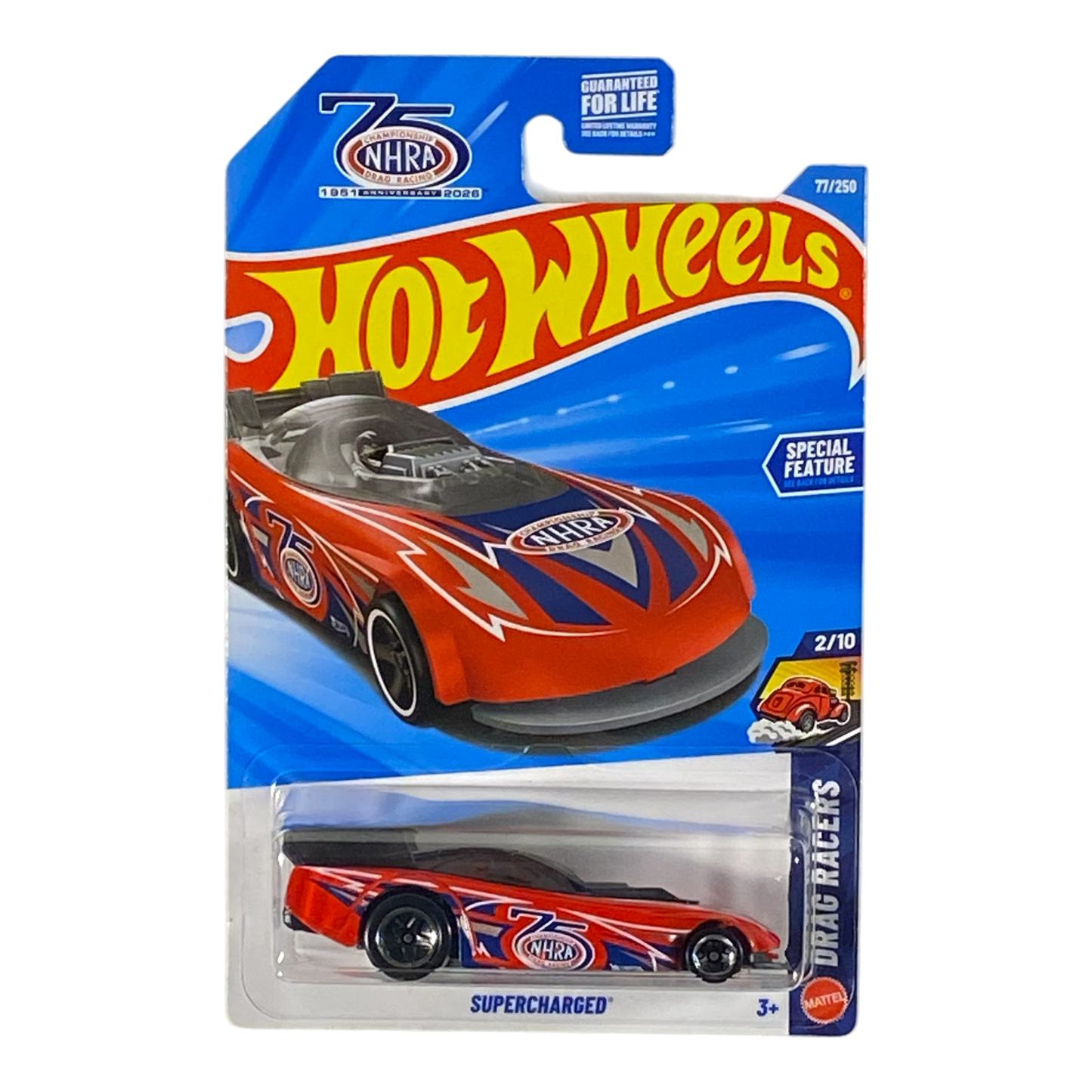 Hot Wheels Supercharged (NHRA 75'th Anniversary) - Drag Racers Series 2/10