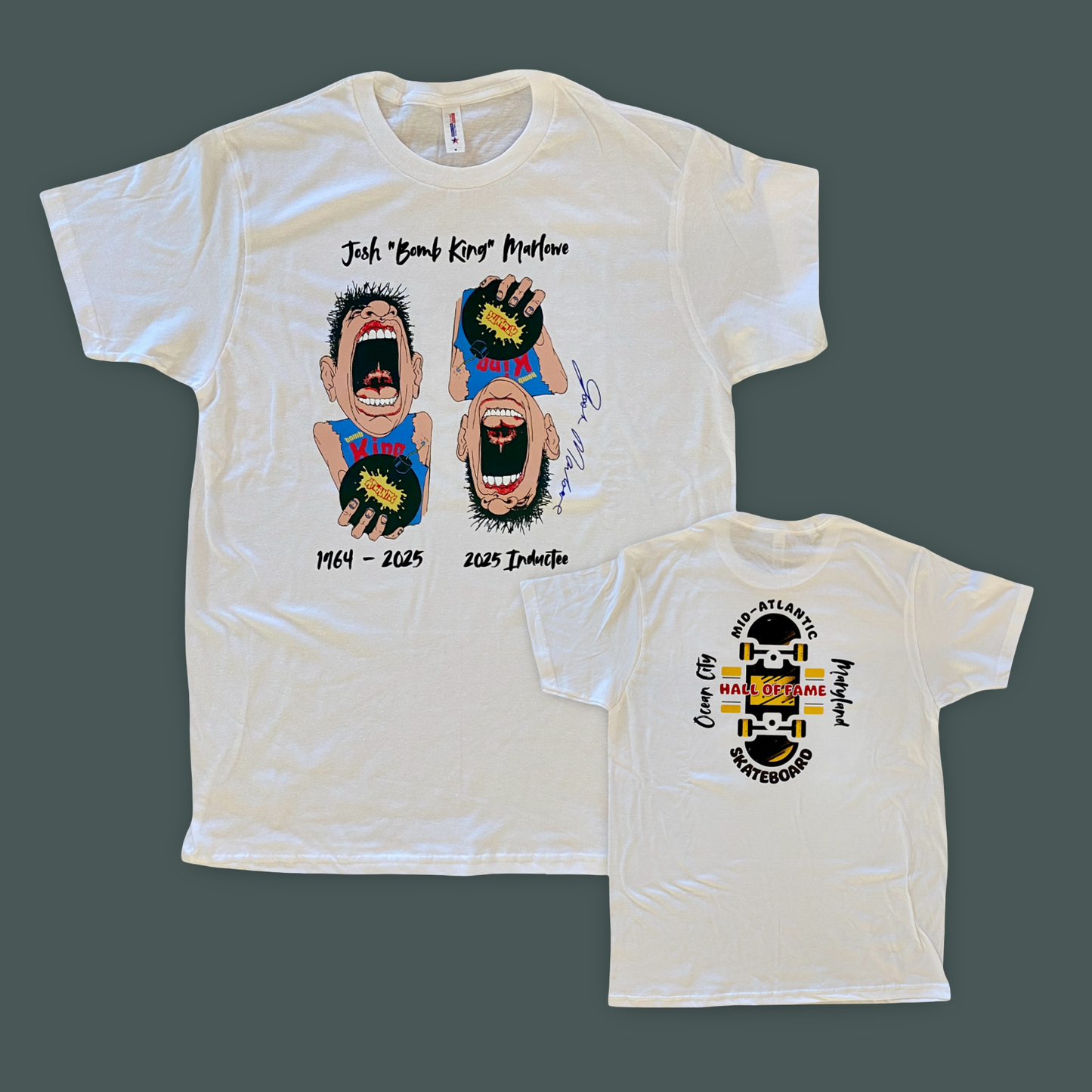 Josh Marlowe Skateboard Hall of Fame Shirt or Hoodie