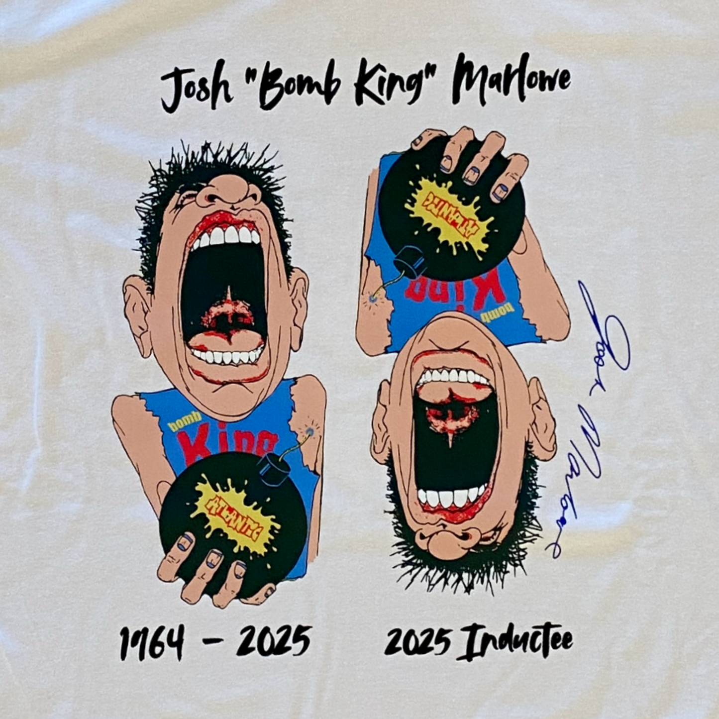 Josh Marlowe Skateboard Hall of Fame Shirt or Hoodie