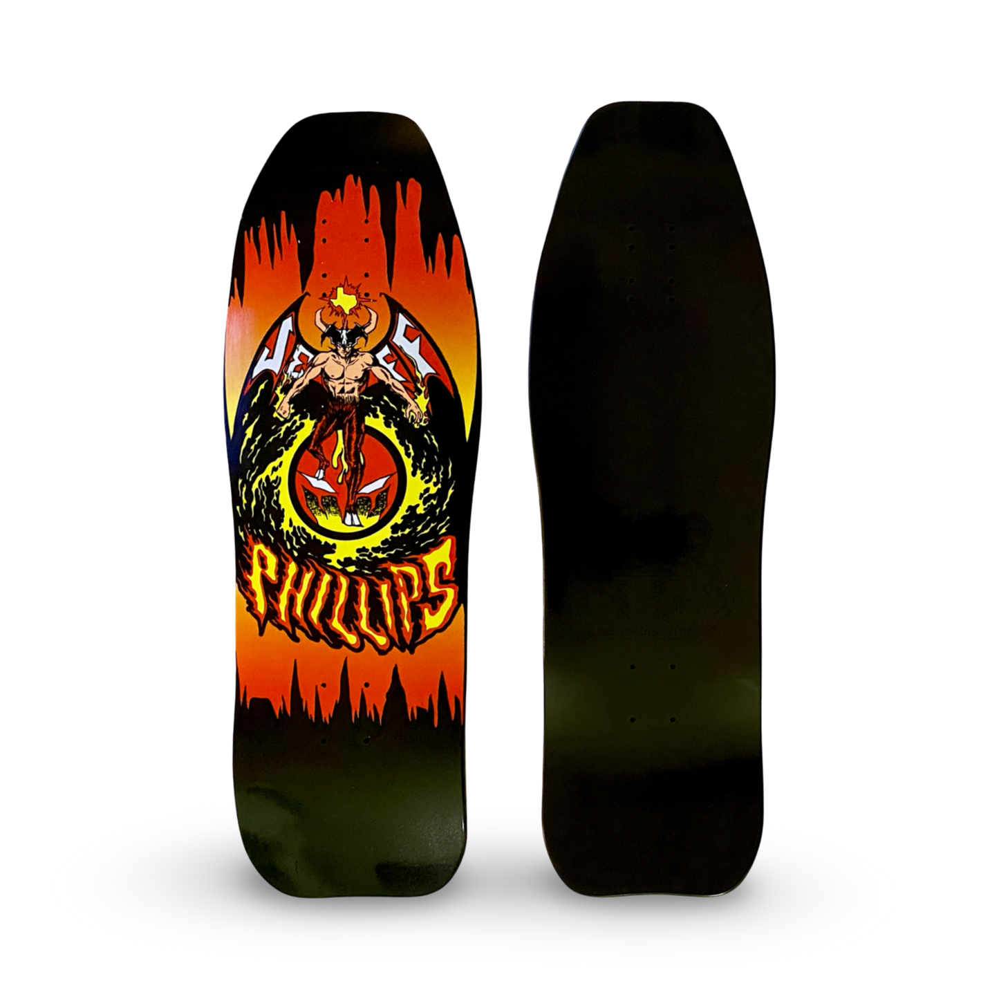 Jeff Phillips DevilMan BBC Original Shape "Rider" Deck 10”x31” (PRE-ORDER, AUGUST 2026)