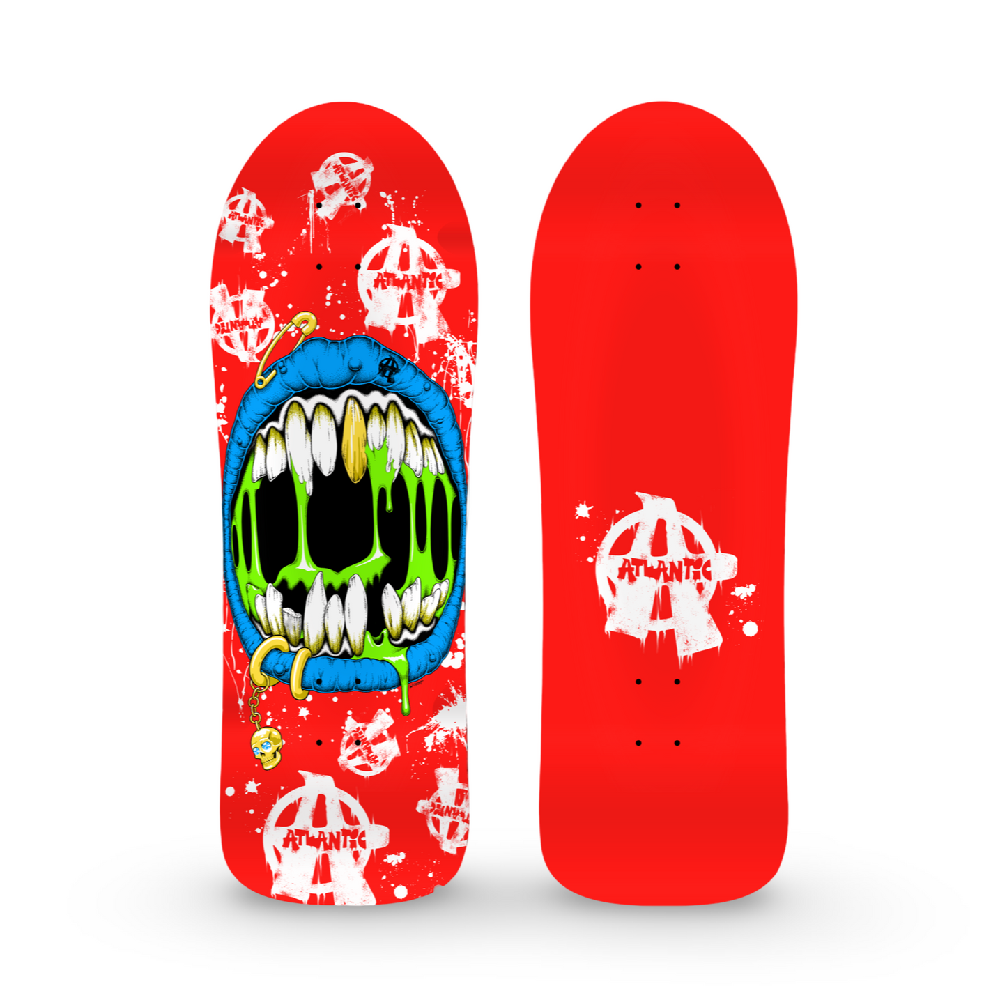 Slime Mouth PUNKED Limited Edition, HAND-PAINTED Deck (PRE-ORDER, JANUARY 2027)