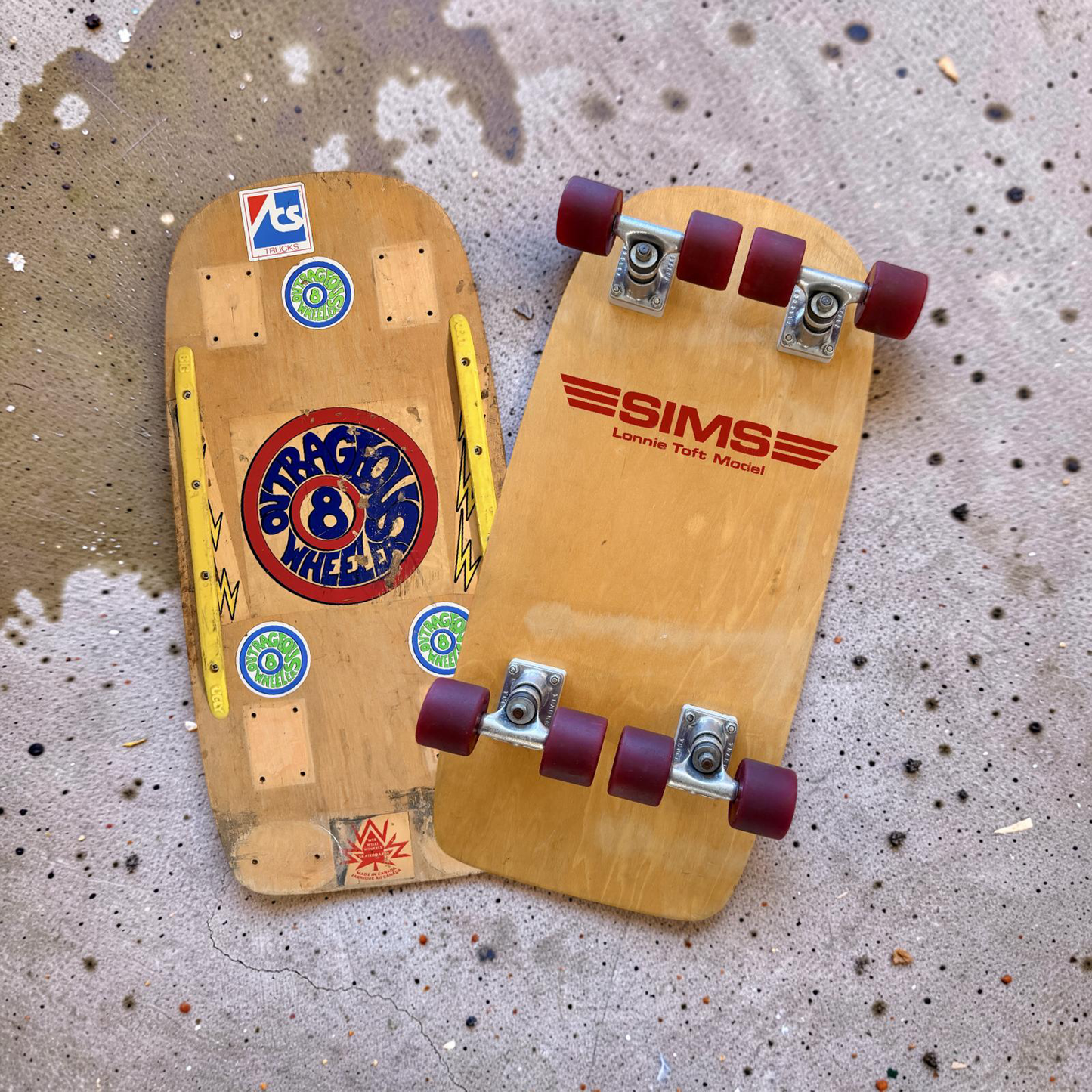 Lonnie Toft OUTRAGEOUS 8-WEELER Limited Edition, Hand-Painted Deck (PRE-ORDER, JANUARY 2027)