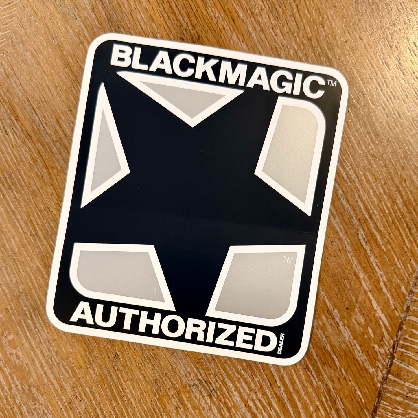 Black Magic VINTAGE NOS Dealer Sticker 7.5”