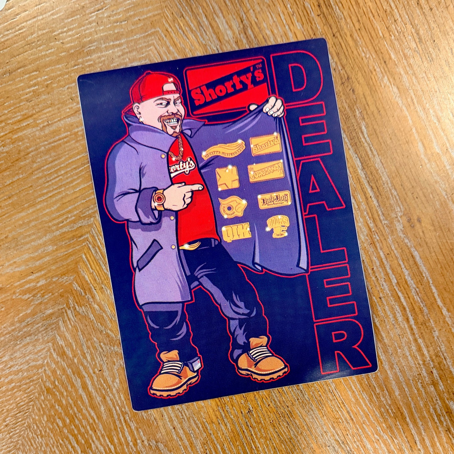 Shorty’s Dealer VINTAGE NOS Sticker 6”