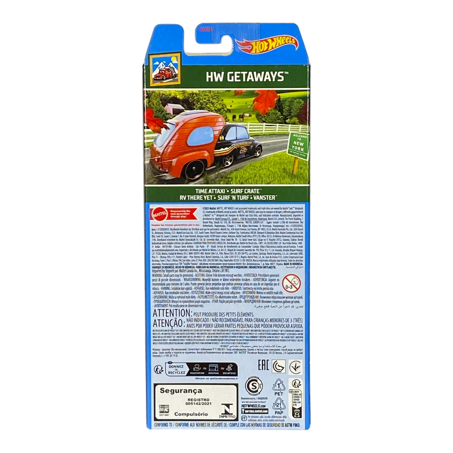 Hot Wheels HW Getaways 5 Pack Set