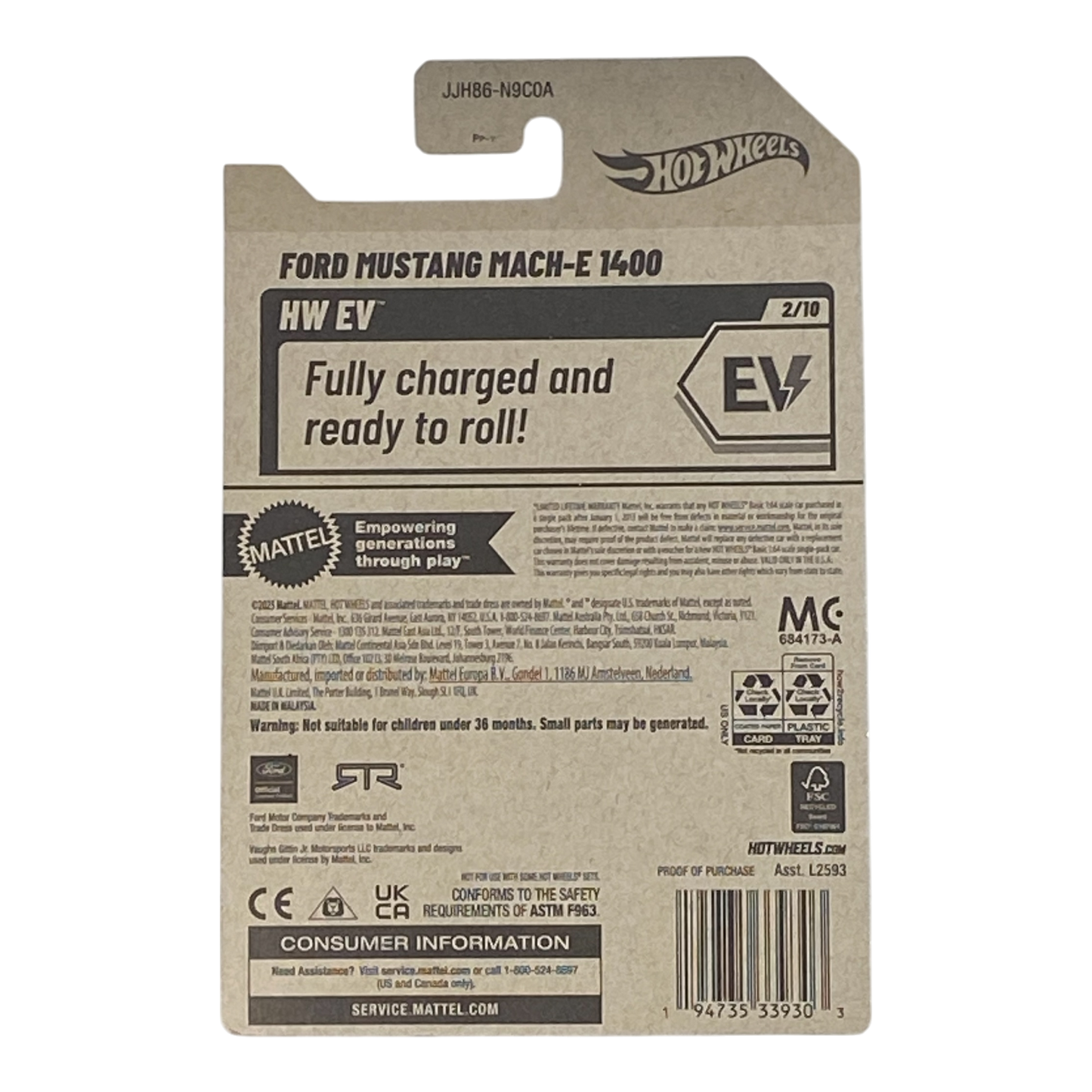 Hot Wheels Ford Mustang Mach-E 1400 - HW EV Series 2/10