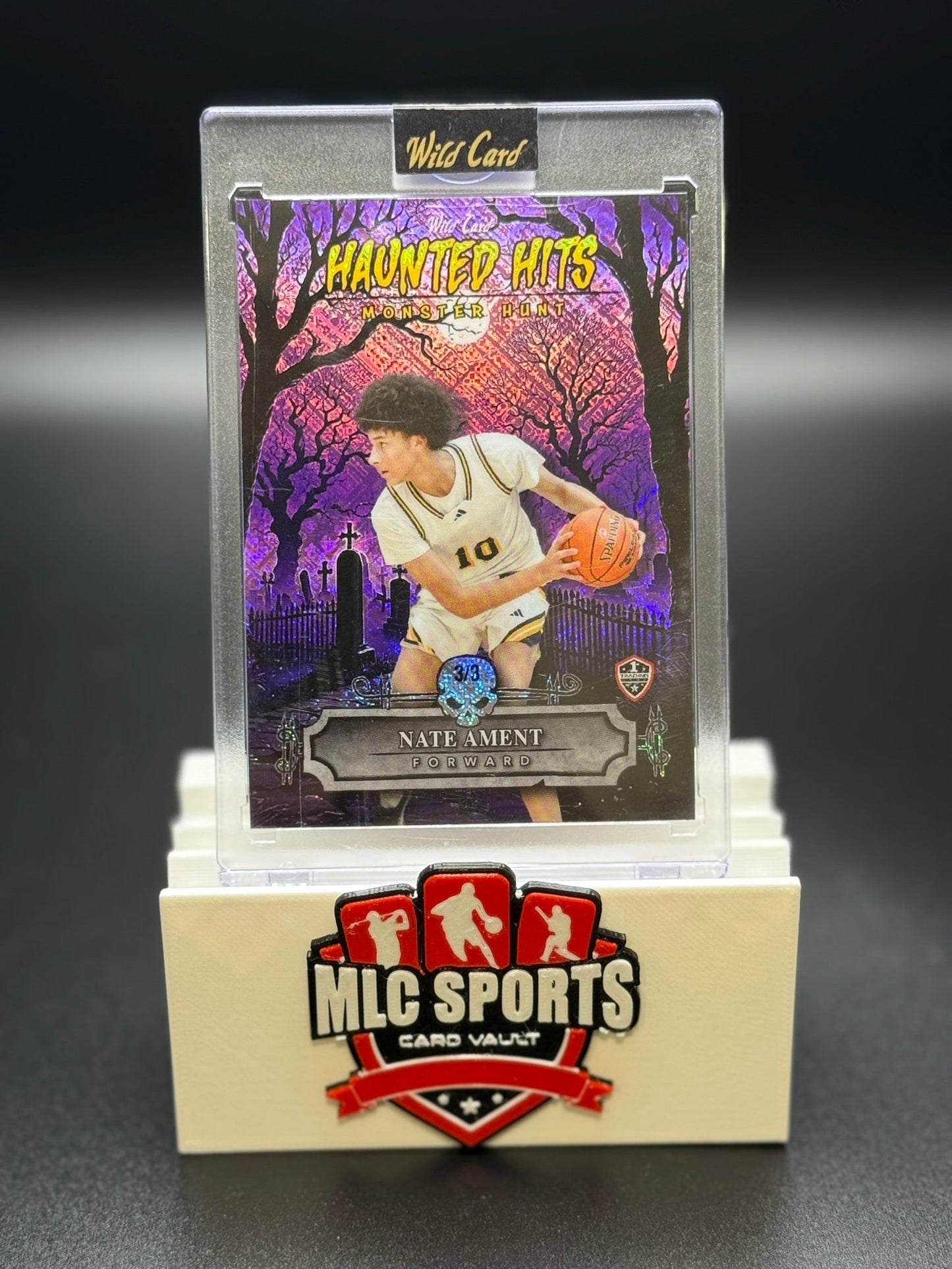 2025 Wild Card Haunted Hits Nate Ament Monster Hunt Rookie Card