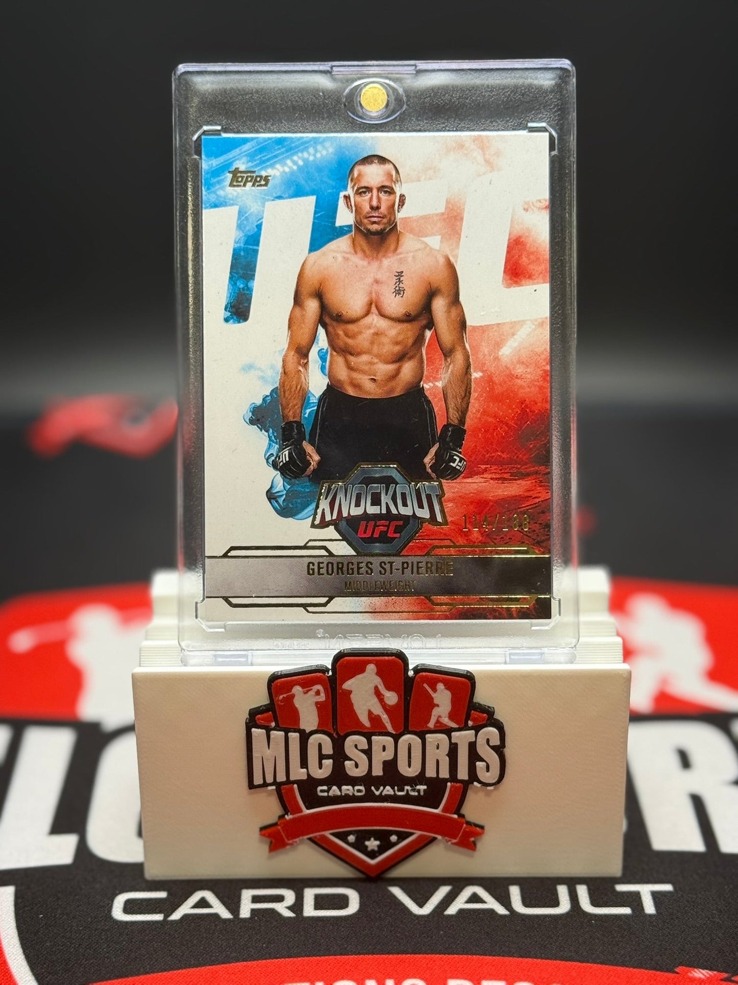 Georges St-Pierre 2025 UFC Knockout Card #114/188 Middleweight