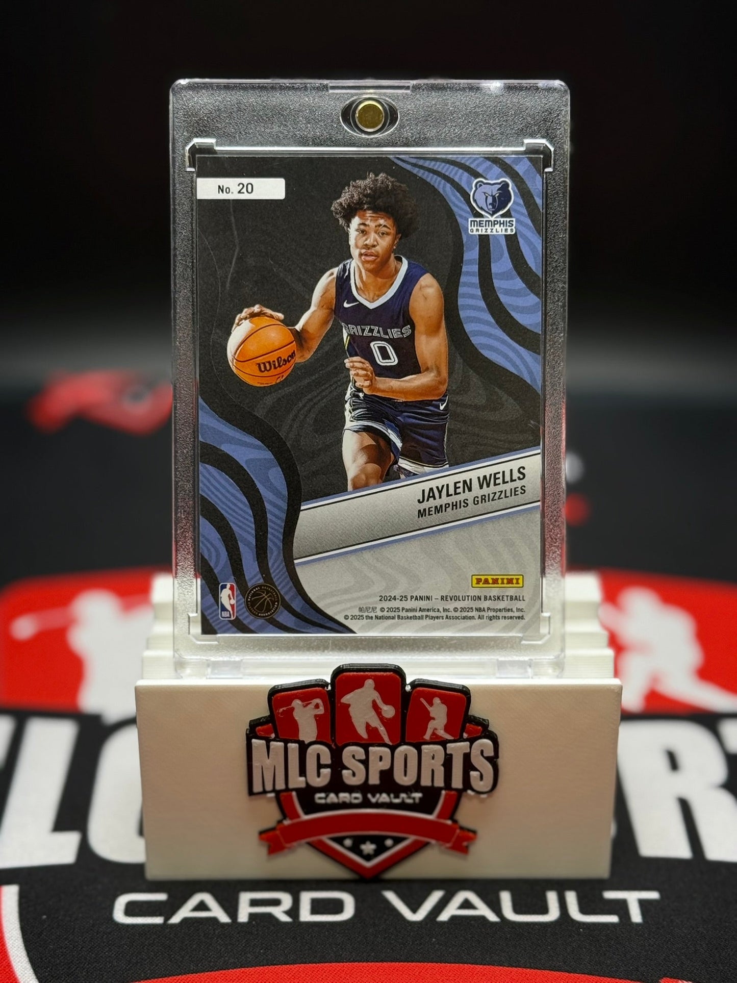 Jaylen Wells 2024-25 Panini Revolution New Wave RC #20 Grizzlies