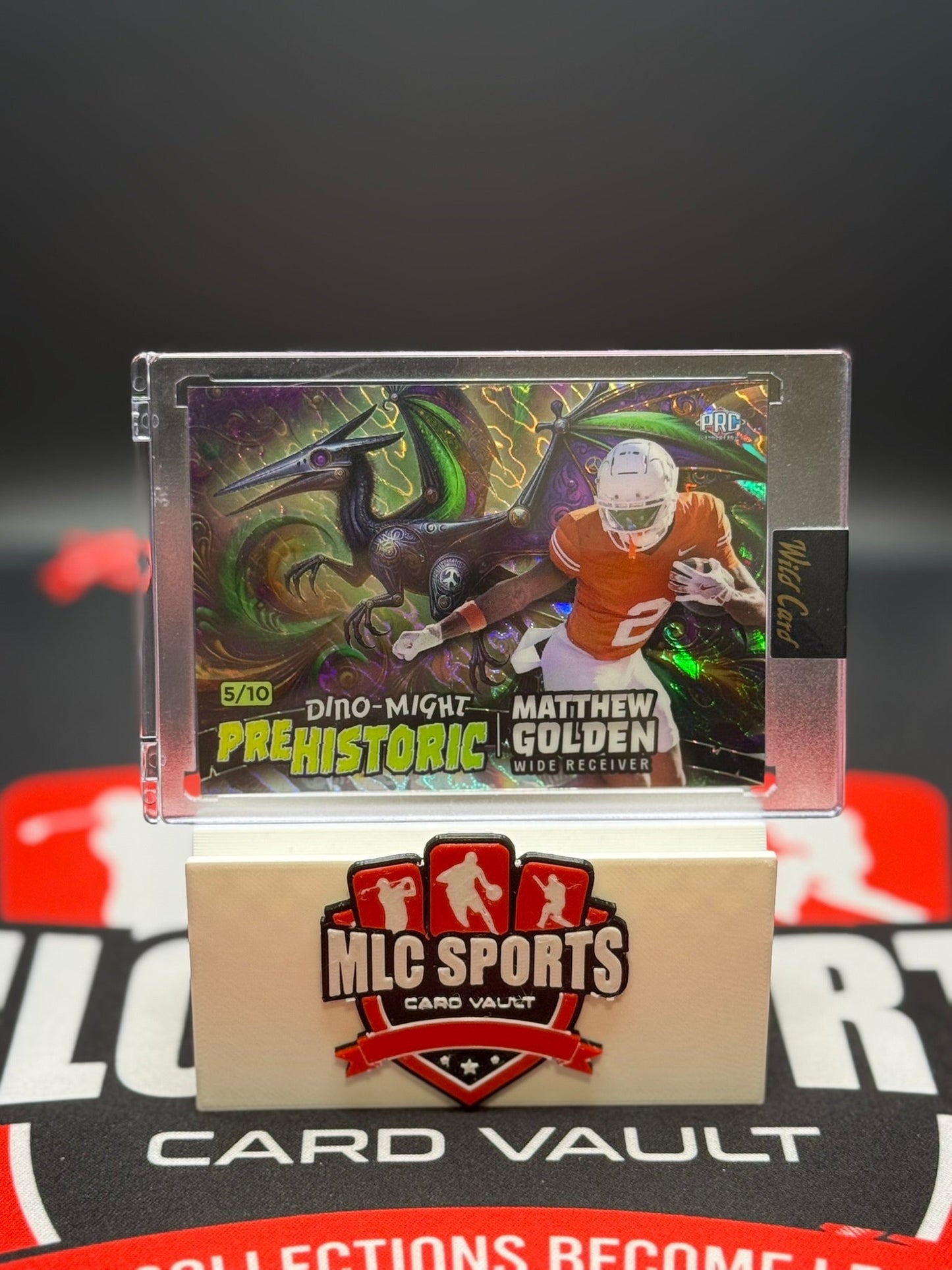 2024 Wild Card Alumination Dino-Might /10 Matthew Golden