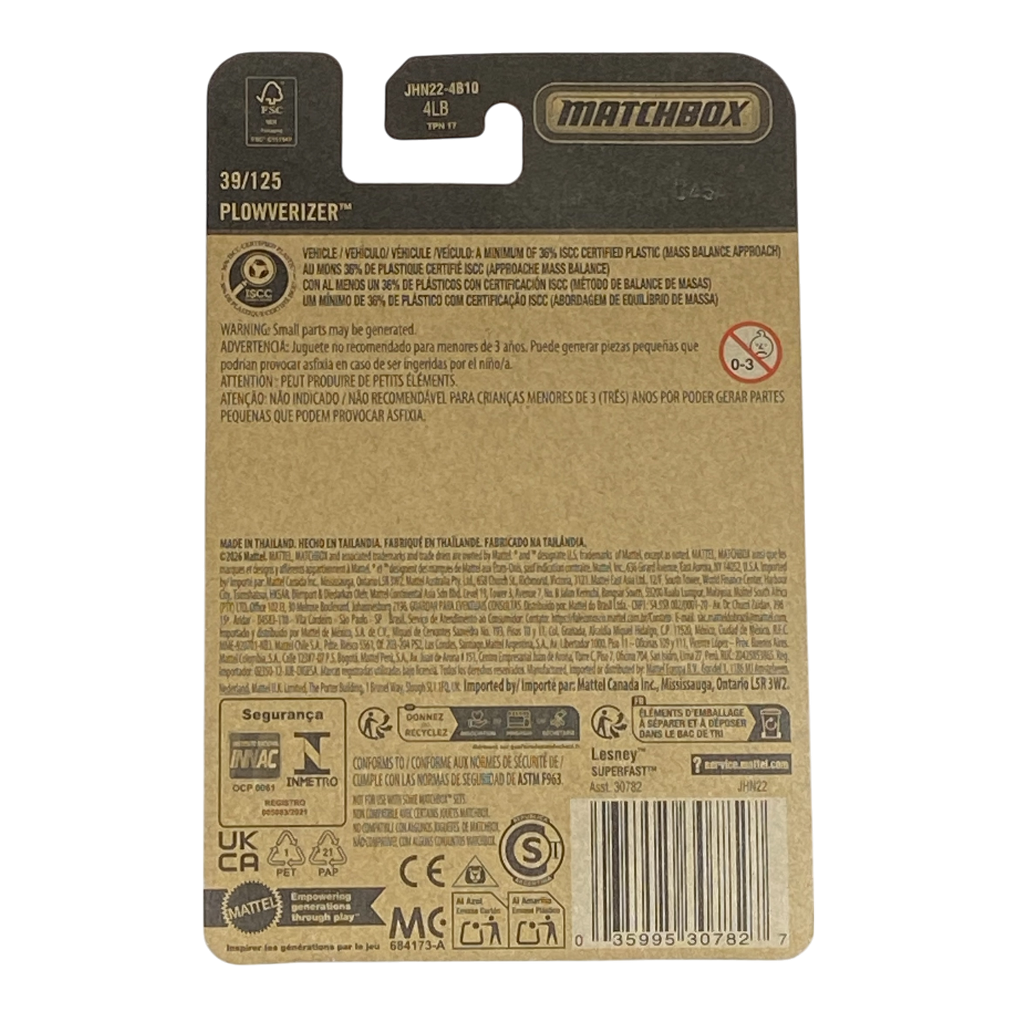 Matchbox Plowverizer 39/125