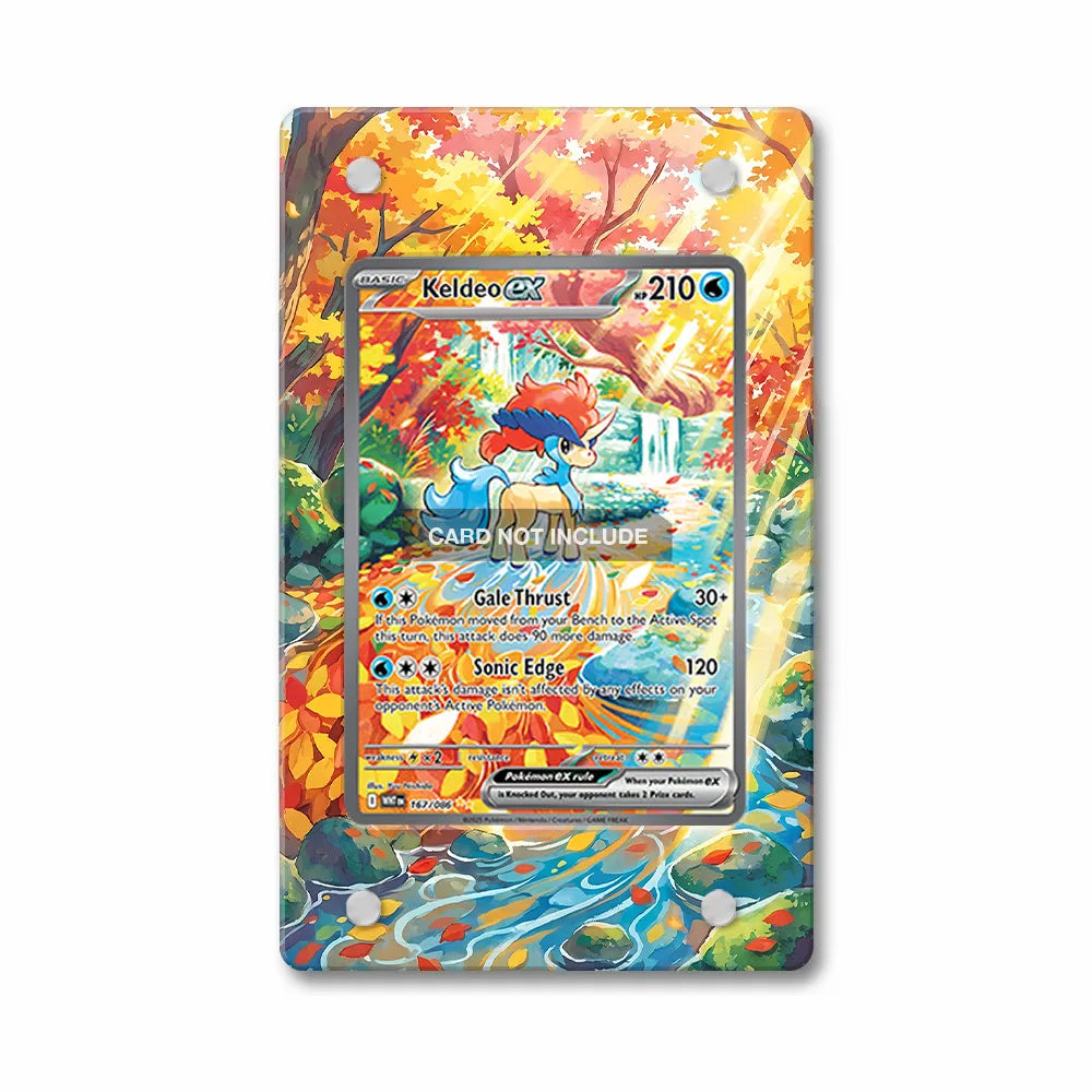 Keldeo ex 167-086 SIR SAR White Flare Extended Art Display Cases