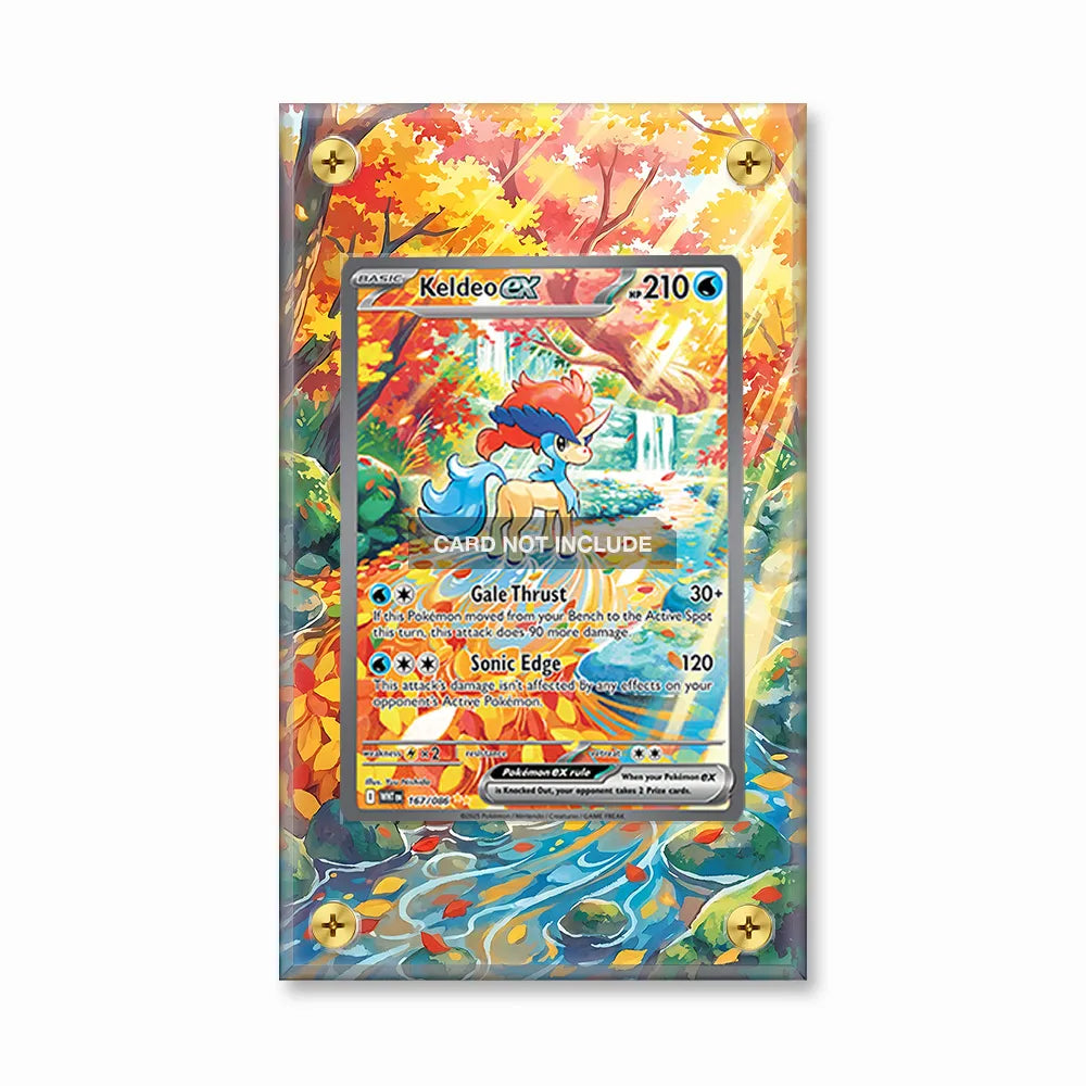 Keldeo ex 167-086 SIR SAR White Flare Extended Art Display Cases