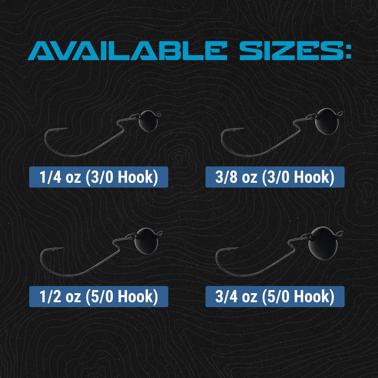 Reaction Tackle Lead Swing Football Jigs - 5-PACK