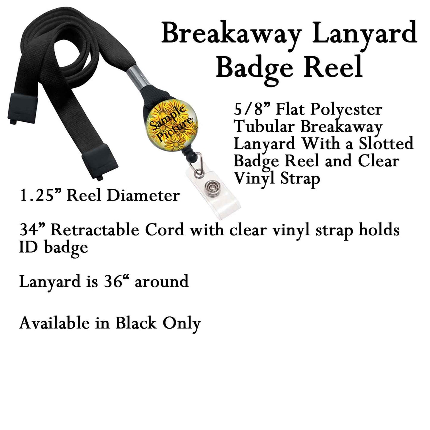 Heart and Flower Badge Reel – Retractable ID Holder for Nurses, Medical Staff, and Healthcare Workers