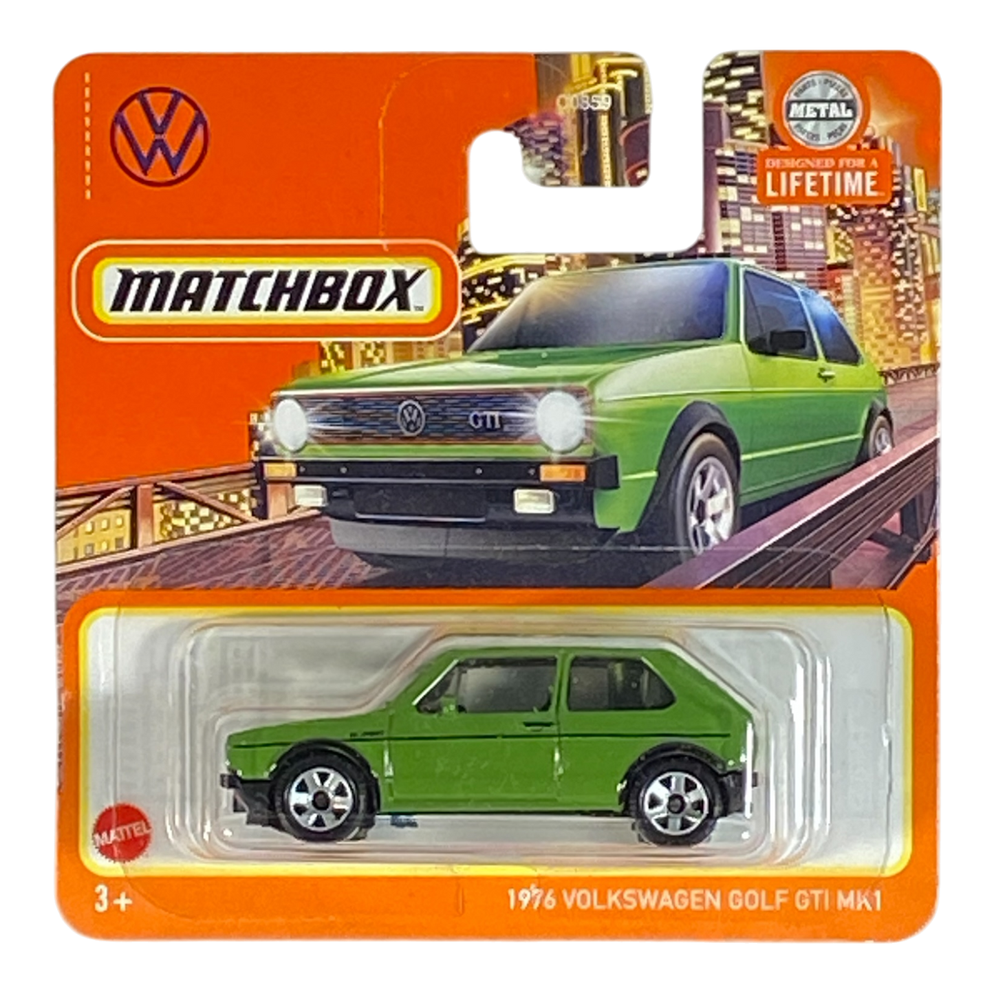 Matchbox 1976 Volkswagen Golf GTI MK1 Short Card