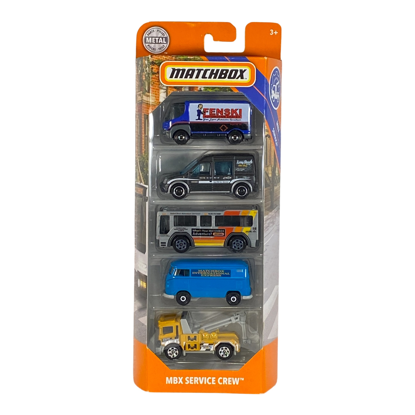 Matchbox MBX Service Crew 5 Pack Vehicles
