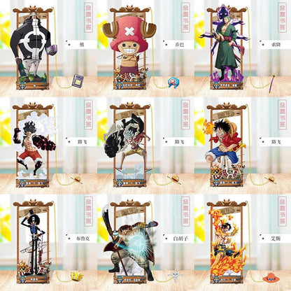 ONE PIECE Metal Bookmarks with Various Design Characters for Anime Fans