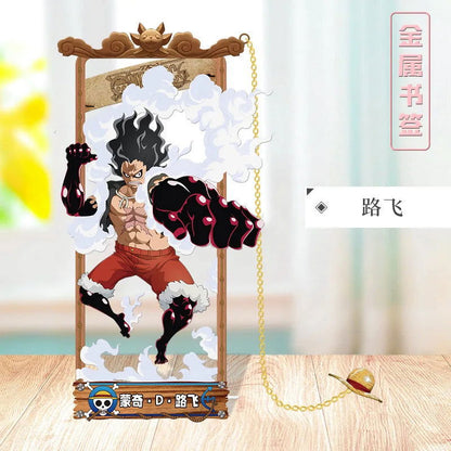ONE PIECE Metal Bookmarks with Various Design Characters for Anime Fans