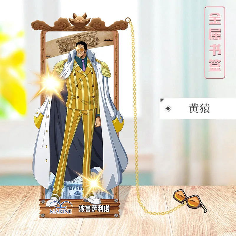 ONE PIECE Metal Bookmarks with Various Design Characters for Anime Fans