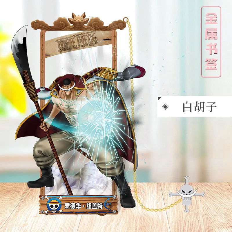 ONE PIECE Metal Bookmarks with Various Design Characters for Anime Fans