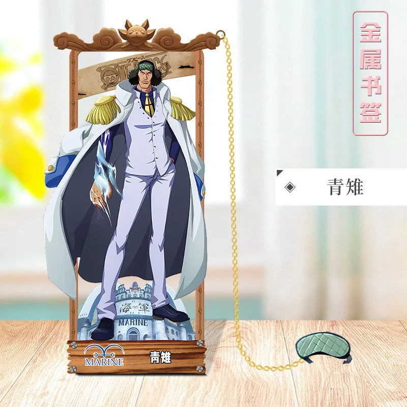 ONE PIECE Metal Bookmarks with Various Design Characters for Anime Fans