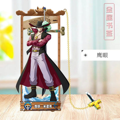 ONE PIECE Metal Bookmarks with Various Design Characters for Anime Fans