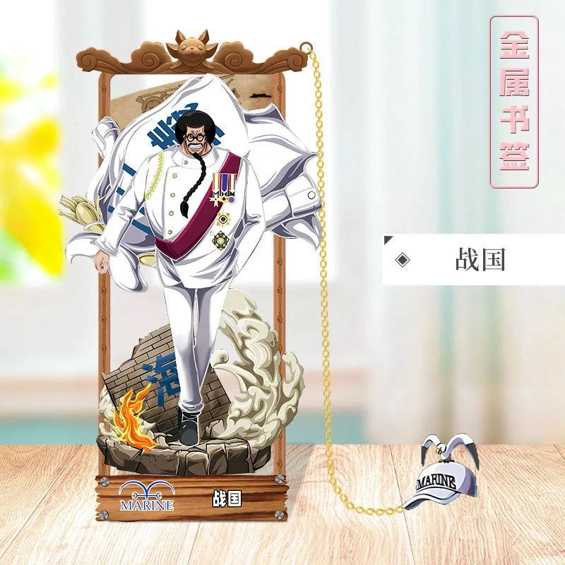 ONE PIECE Metal Bookmarks with Various Design Characters for Anime Fans